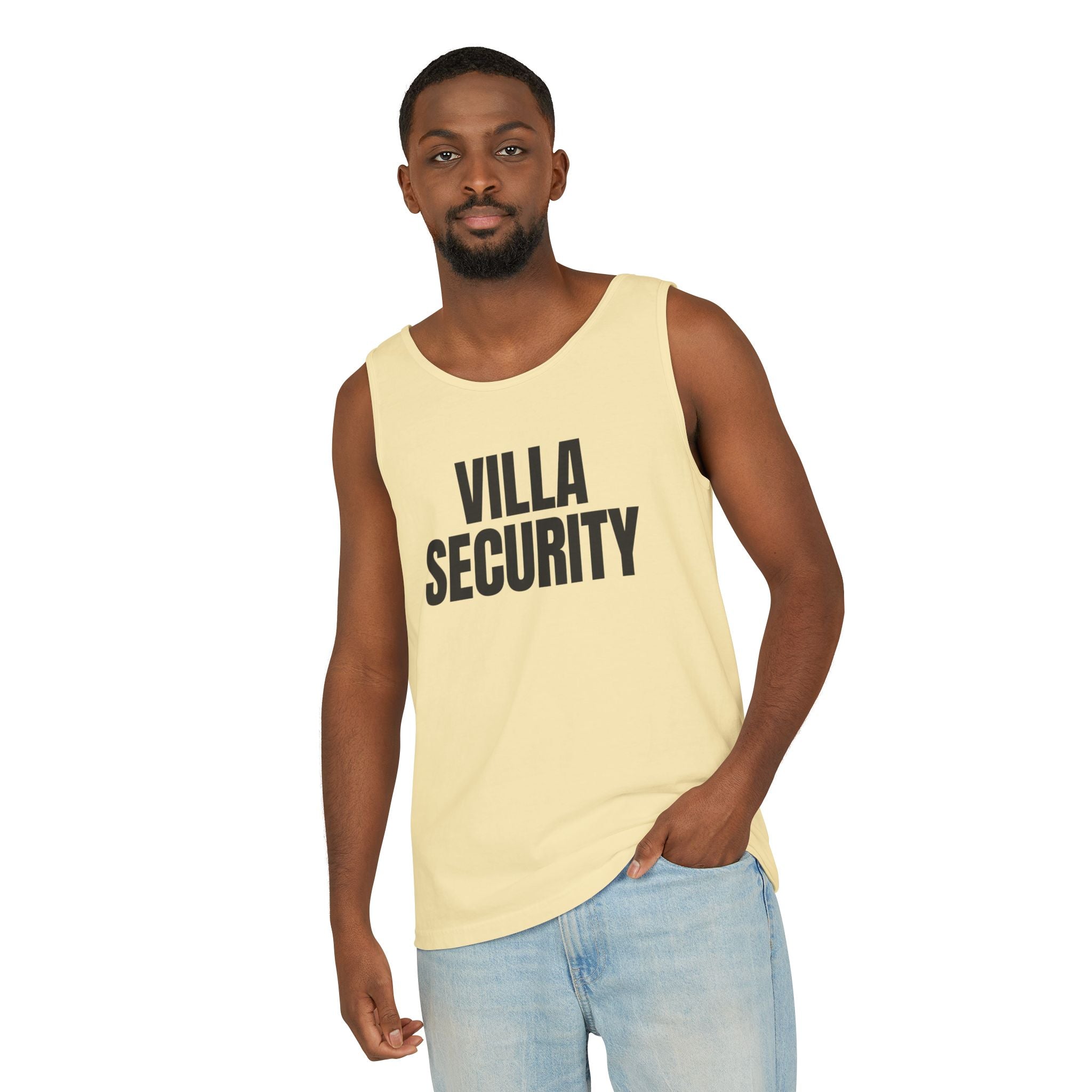 Unisex Tank Top: Villa Security