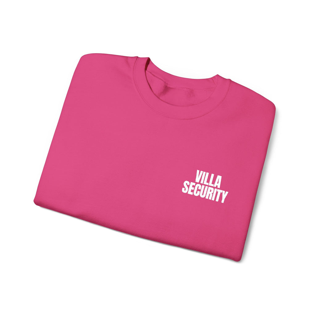 Embroidery Crew Neck: Villa Security (WF)