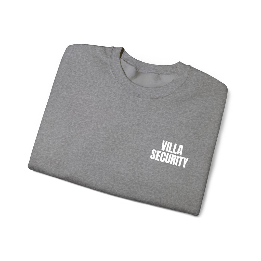 Embroidery Crew Neck: Villa Security (WF)