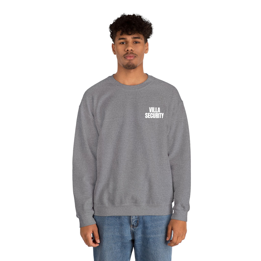 Embroidery Crew Neck: Villa Security (WF)