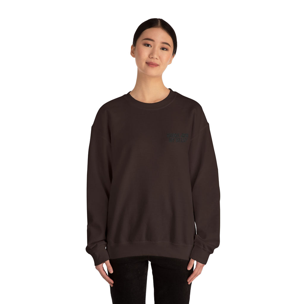 Embroidery Crew Neck: Wanna Join My Villa?