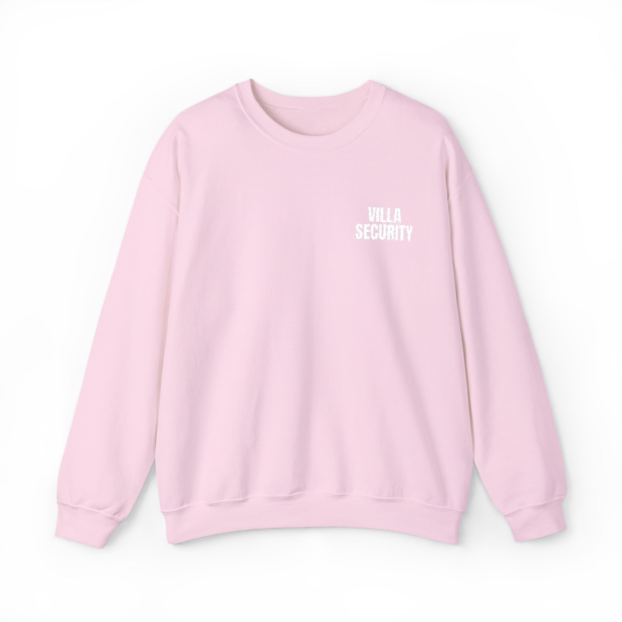 Embroidery Crew Neck: Villa Security (WF)