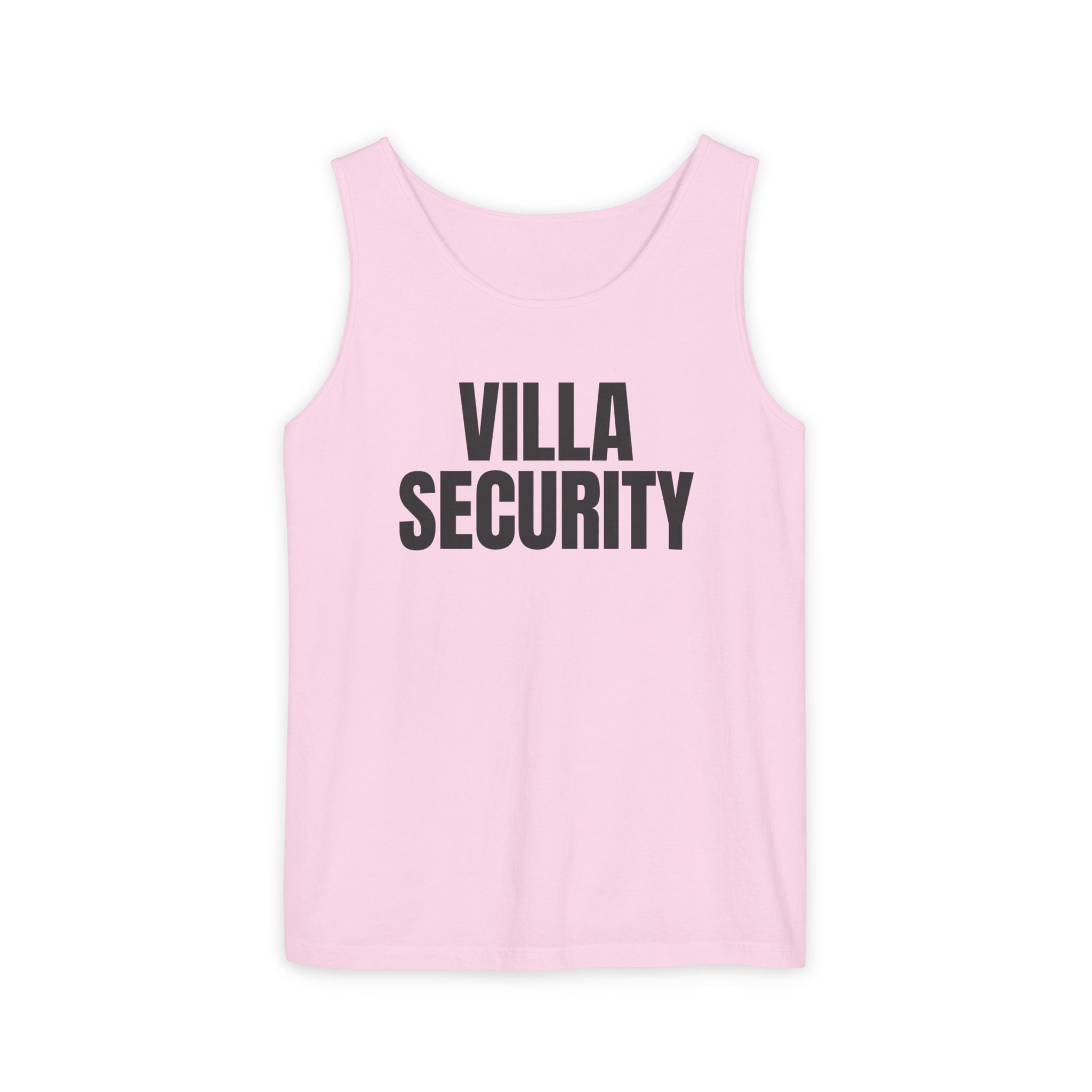 Unisex Tank Top: Villa Security
