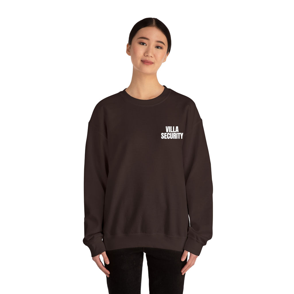 Embroidery Crew Neck: Villa Security (WF)