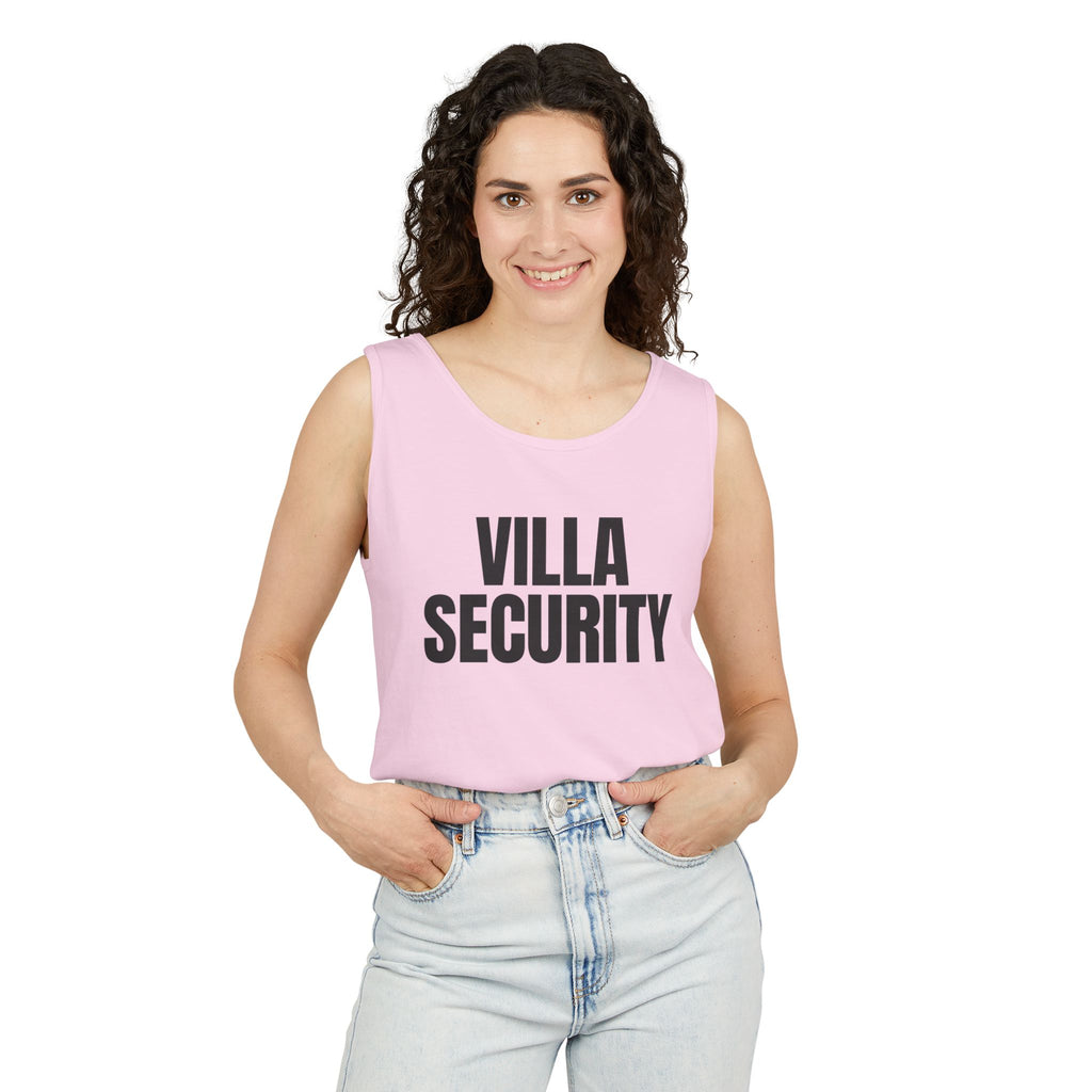 Unisex Tank Top: Villa Security