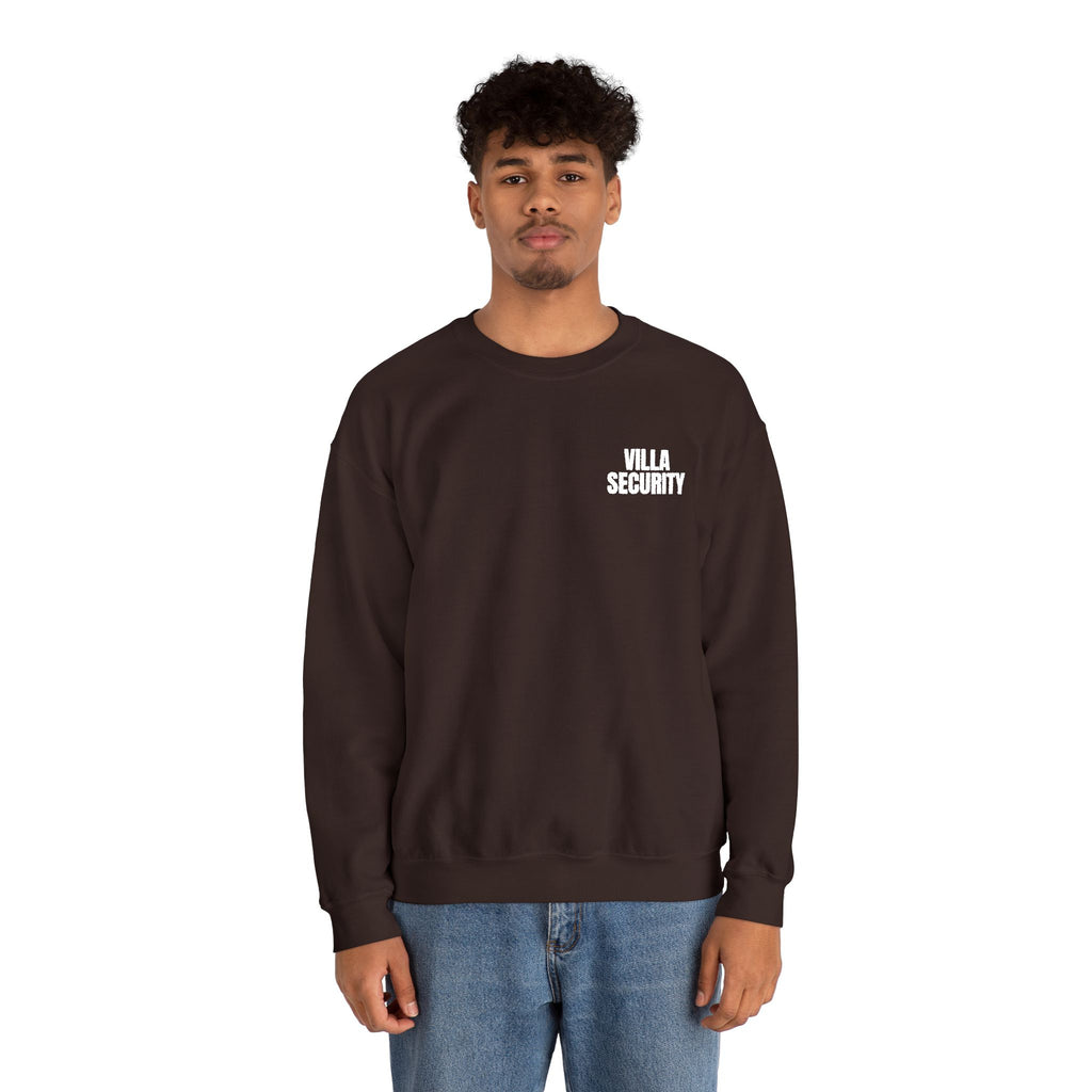 Embroidery Crew Neck: Villa Security (WF)