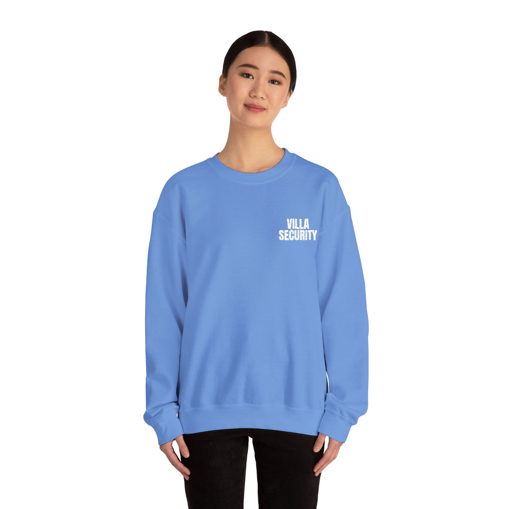 Embroidery Crew Neck: Villa Security (WF)