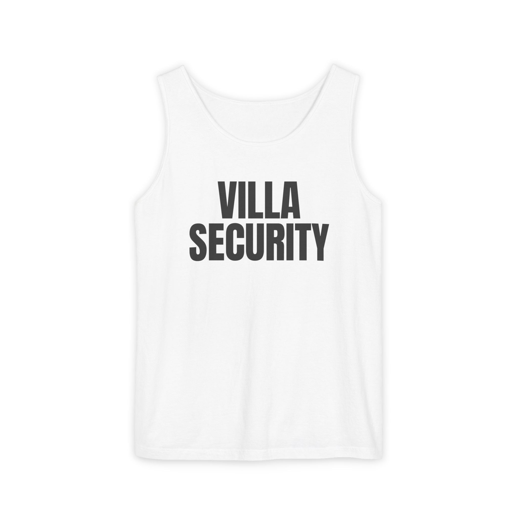 Unisex Tank Top: Villa Security