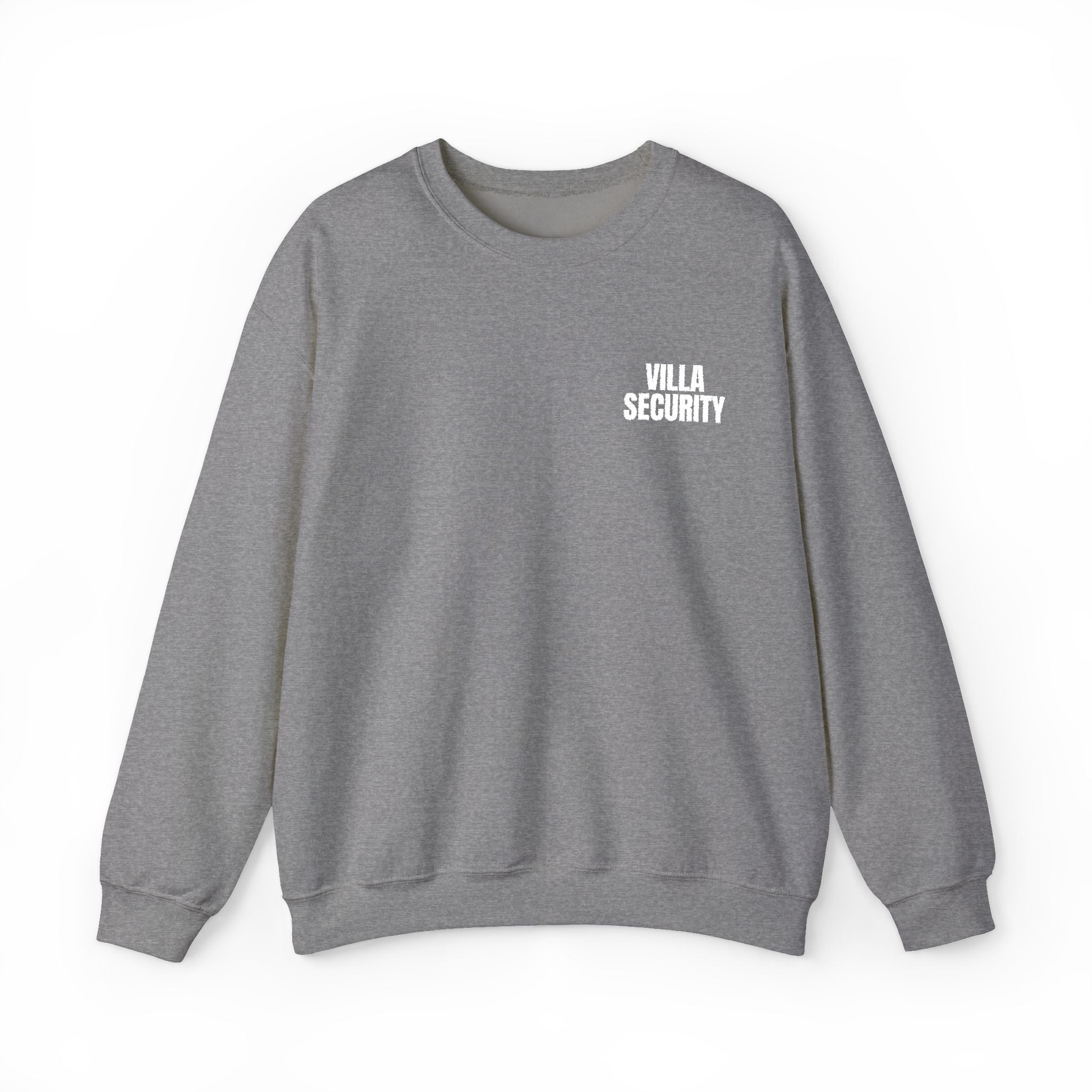 Embroidery Crew Neck: Villa Security (WF)