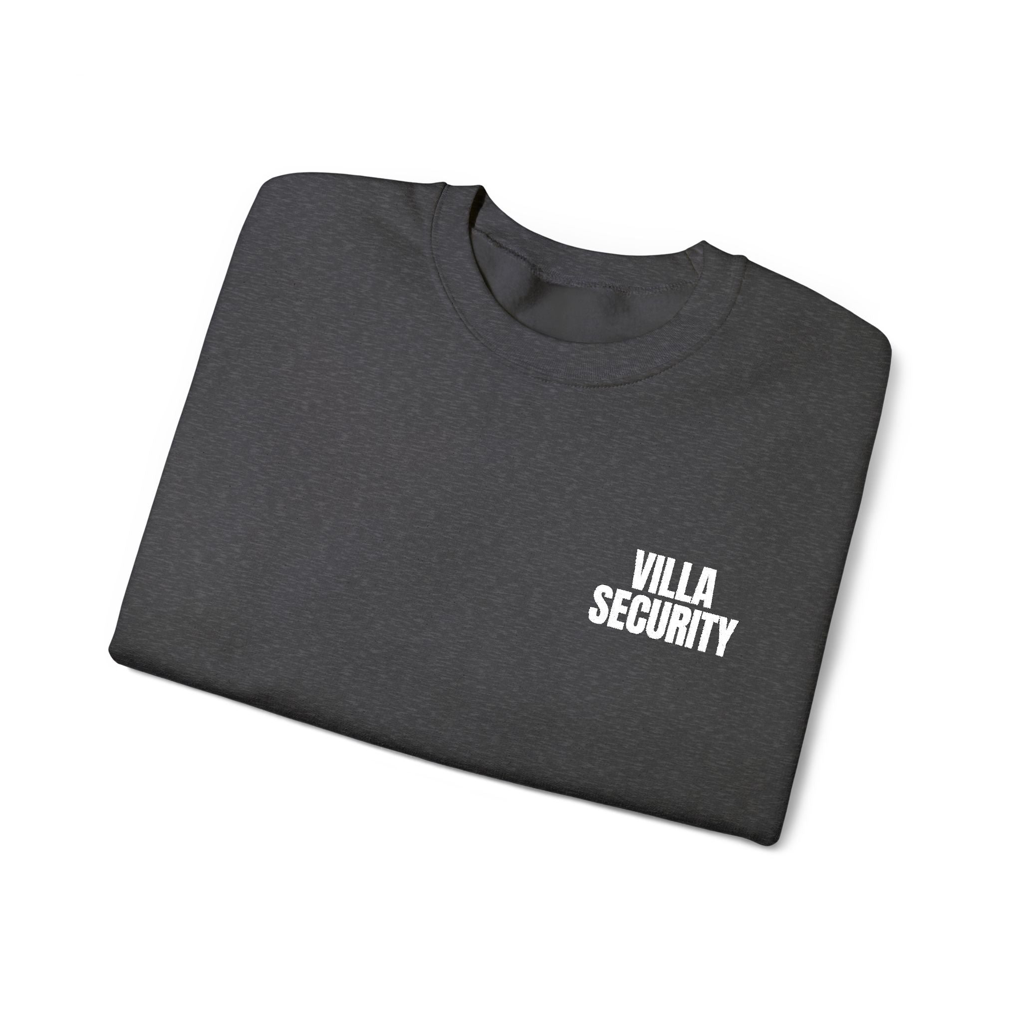 Embroidery Crew Neck: Villa Security (WF)