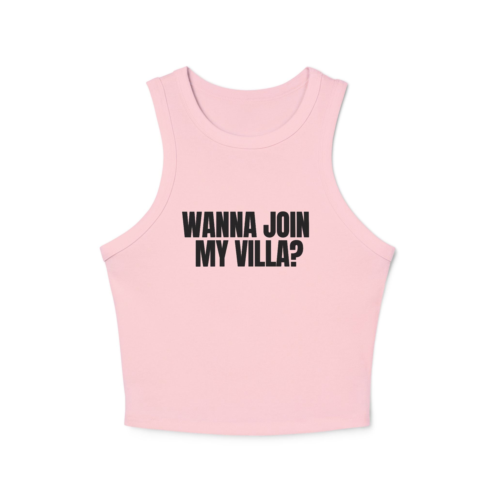 Tank Top: Wanna Join My Villa?