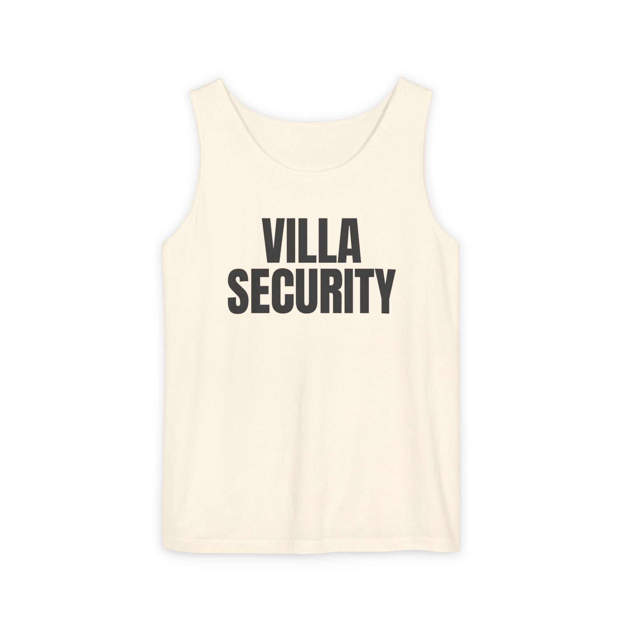 Unisex Tank Top: Villa Security