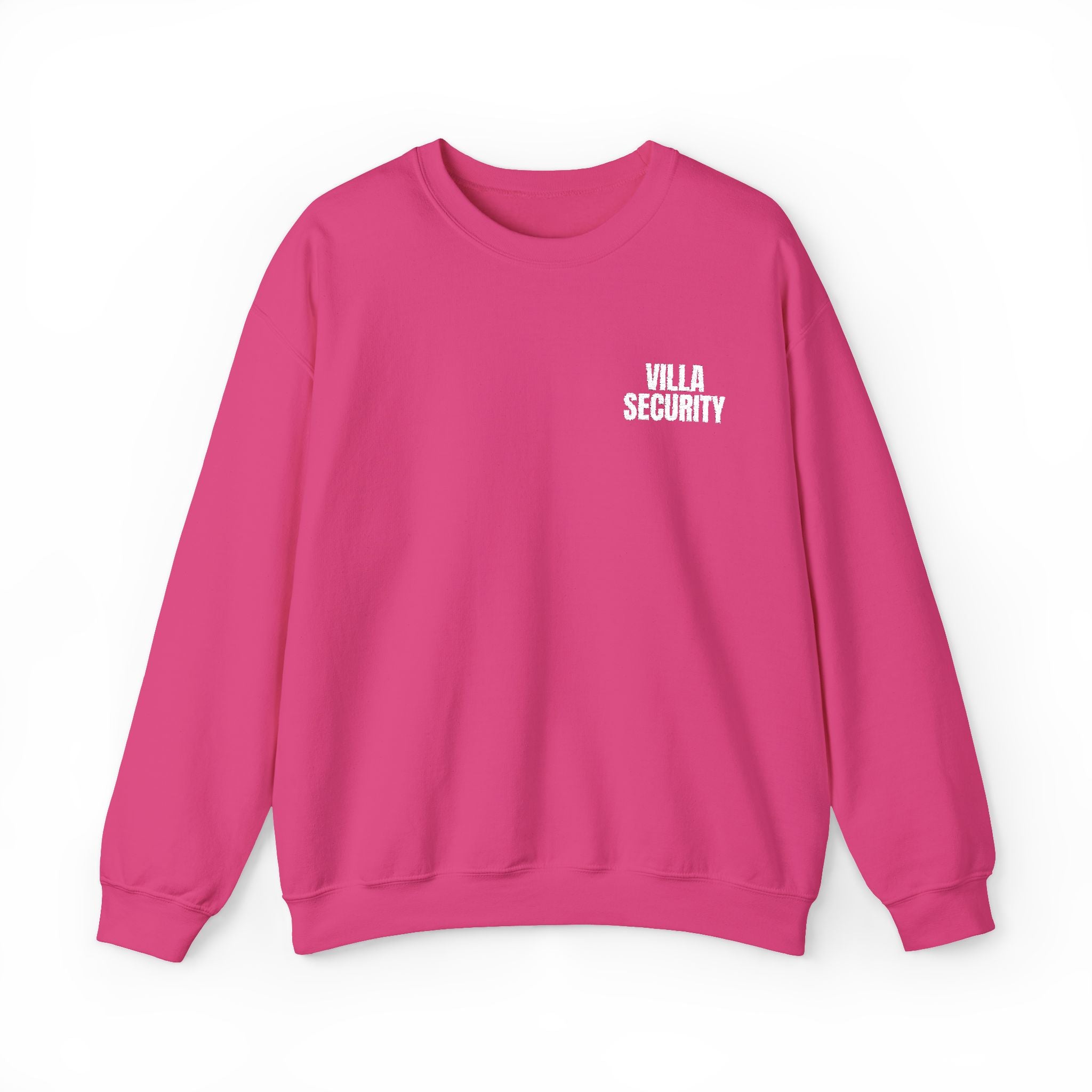 Embroidery Crew Neck: Villa Security (WF)