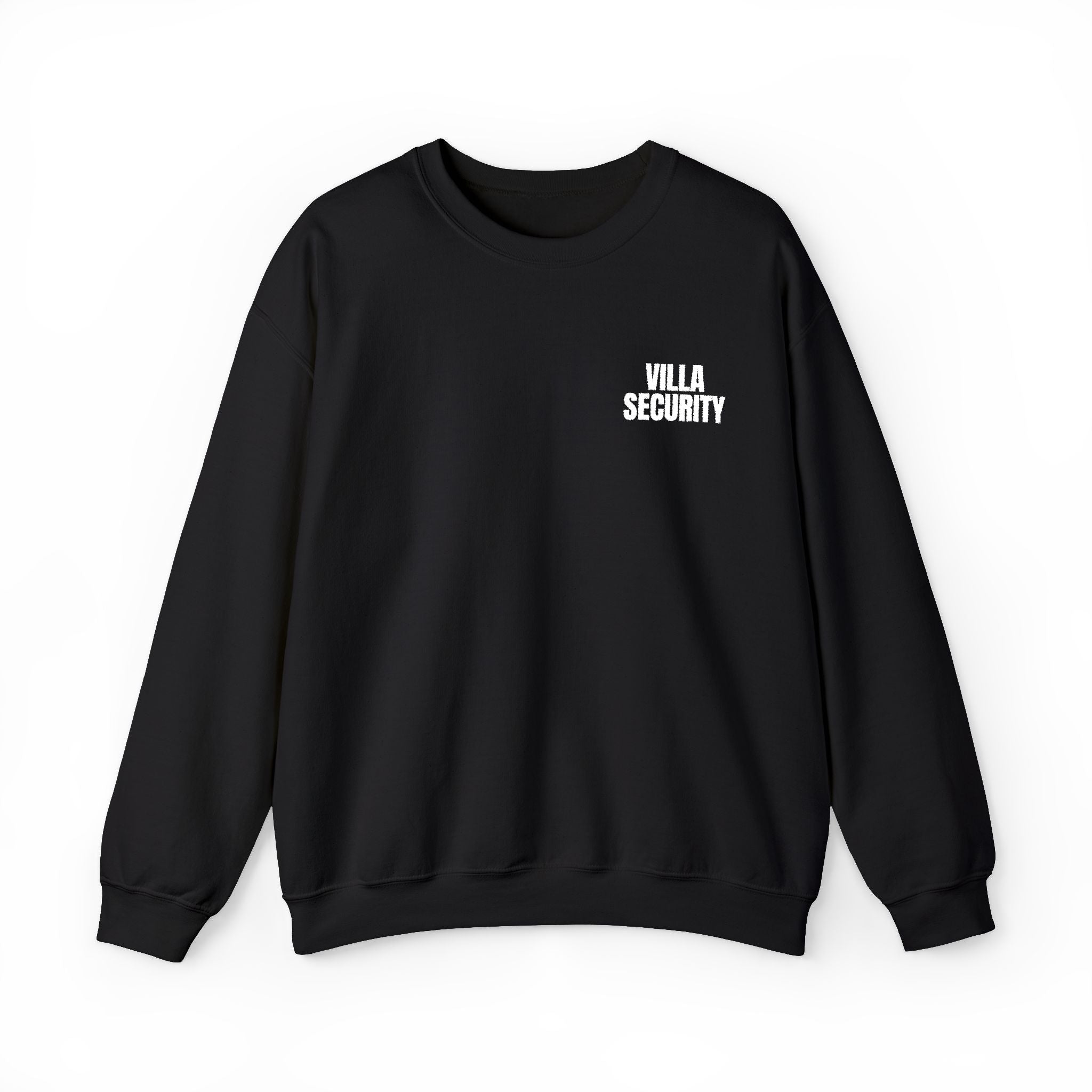 Embroidery Crew Neck: Villa Security (WF)