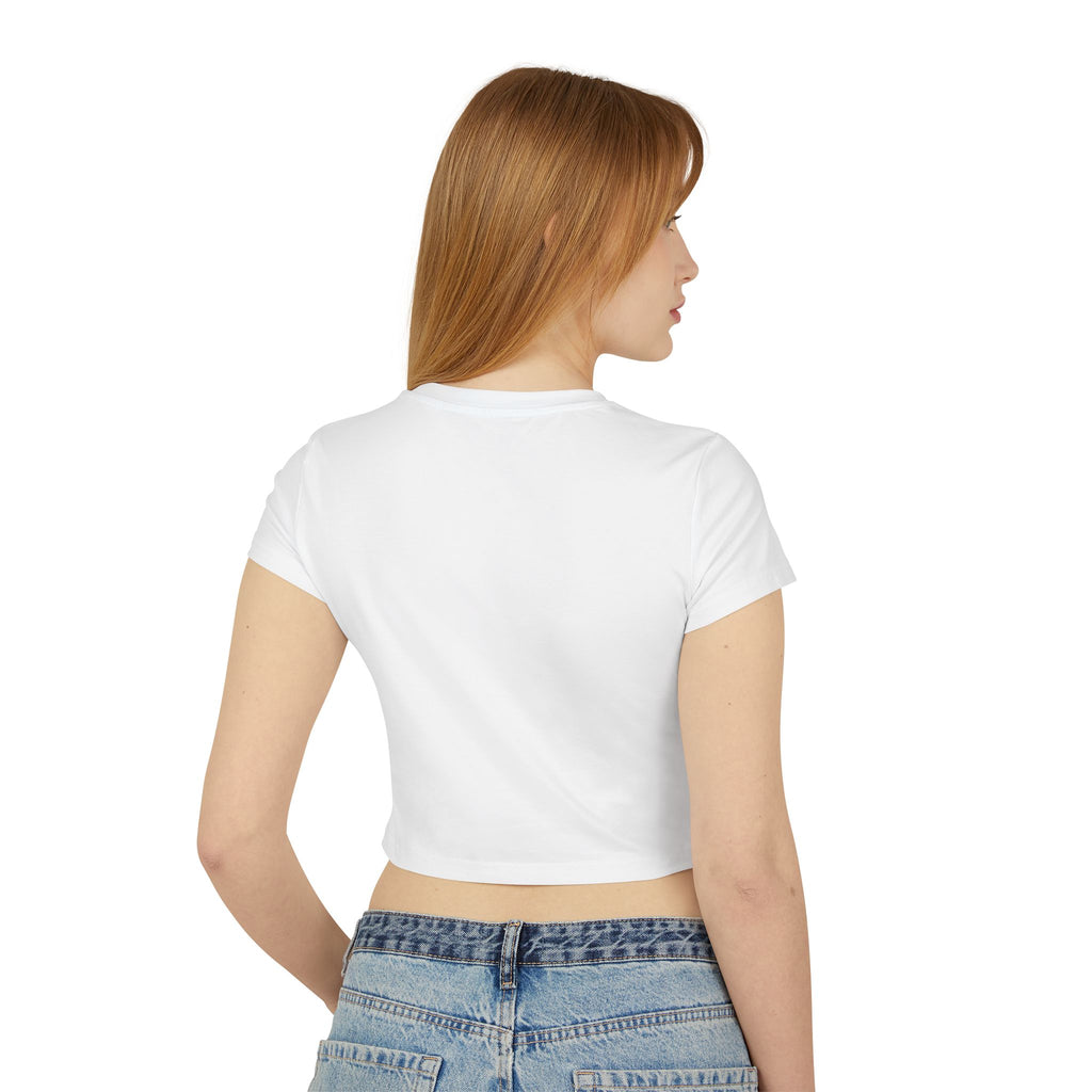 Crop Tee 100% Organic Cotton: Jesus Loved The Whores