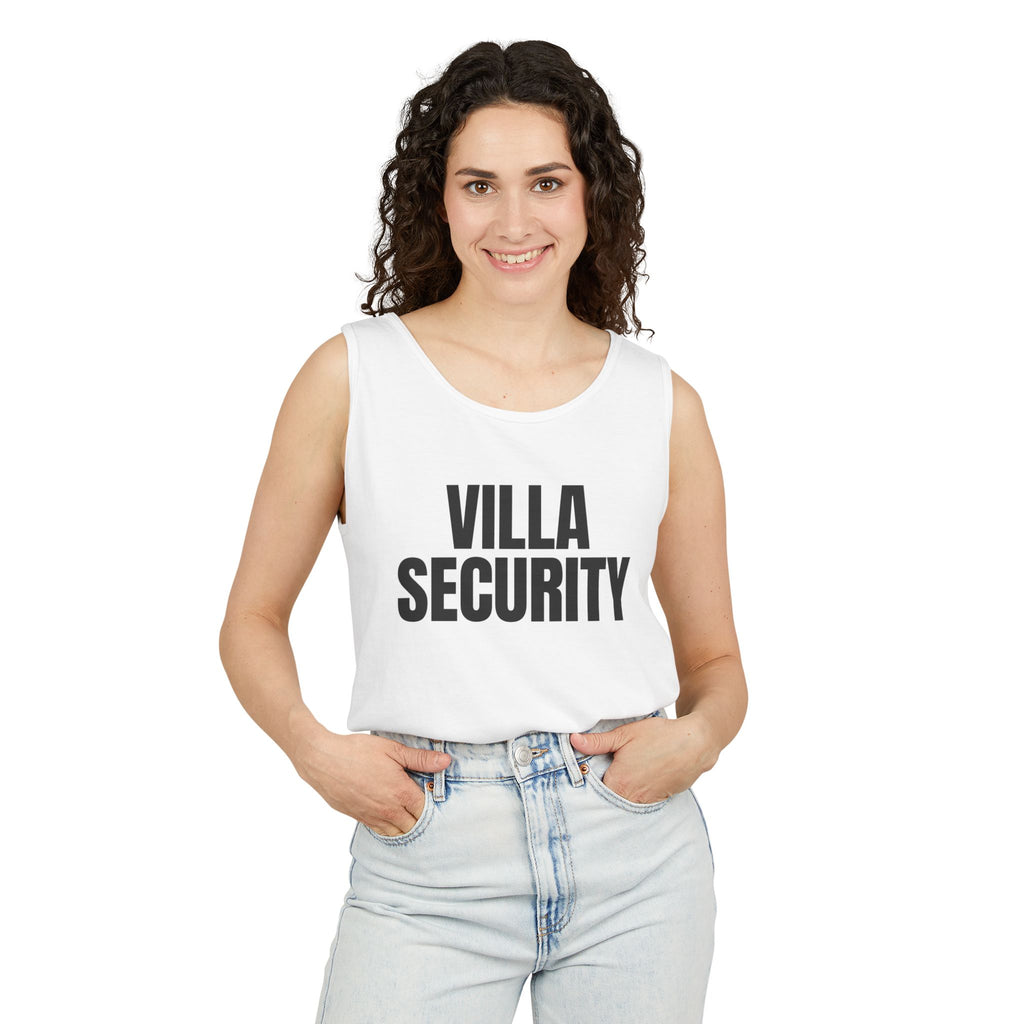 Unisex Tank Top: Villa Security