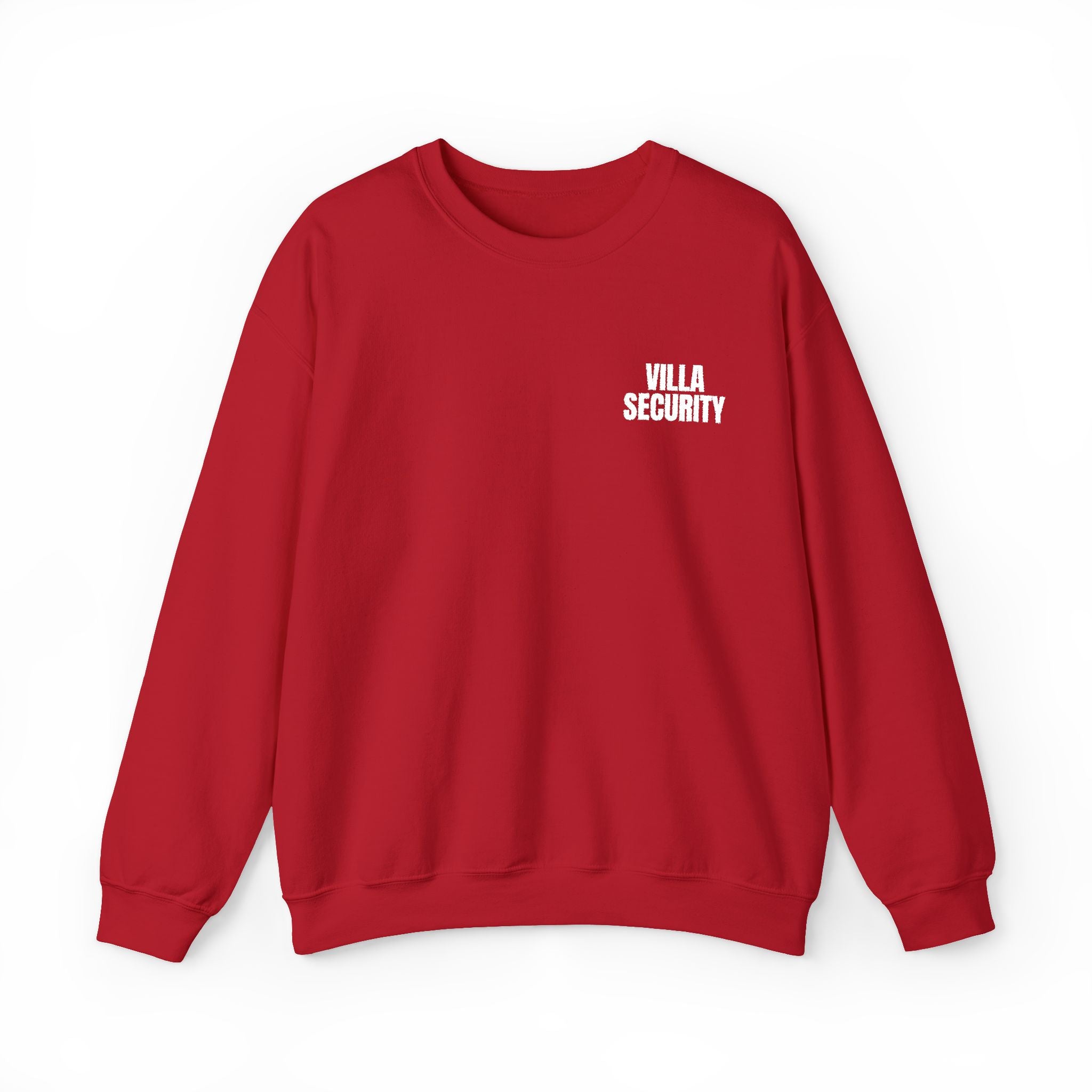 Embroidery Crew Neck: Villa Security (WF)