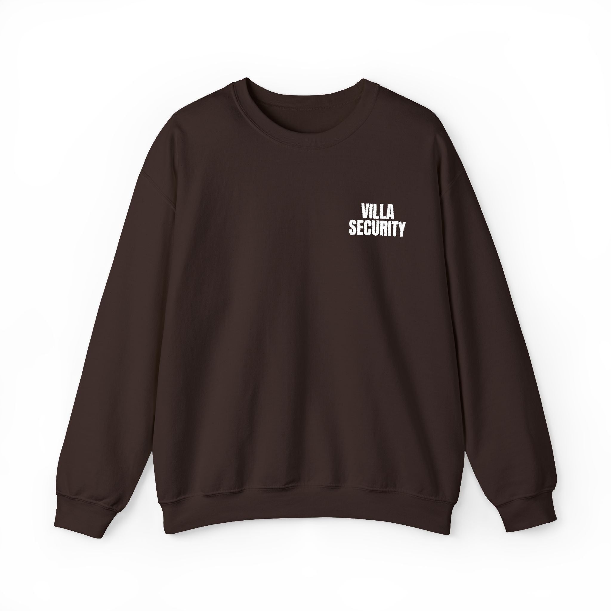 Embroidery Crew Neck: Villa Security (WF)