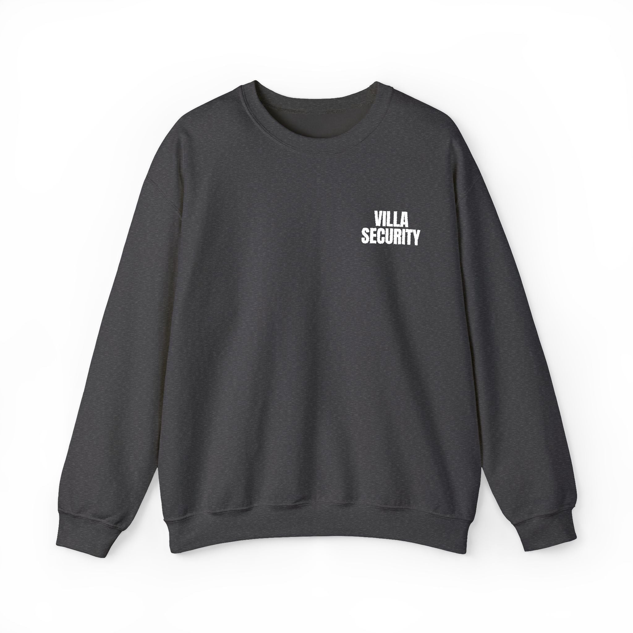 Embroidery Crew Neck: Villa Security (WF)